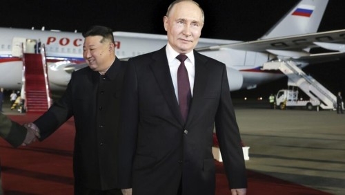 朝中社：俄羅斯總統普京抵達朝鮮進行國是訪問
