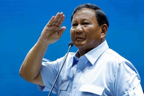 印尼國防部長普拉博沃宣佈贏得總統選舉